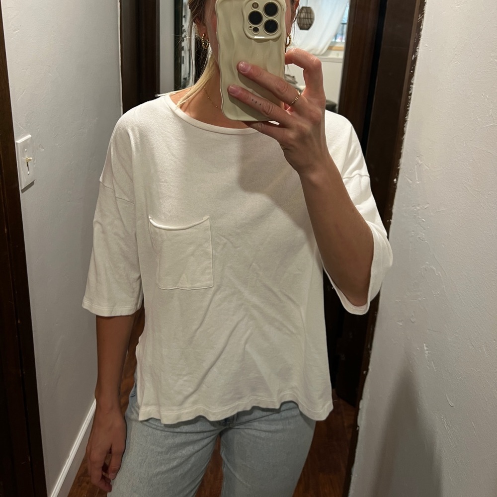 White BP sweater
